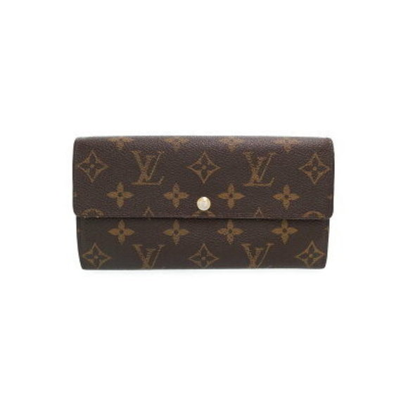 Louis Vuitton Monogram Portefeuille Sarah Bifold Long Wallet - Picture 1 of 8